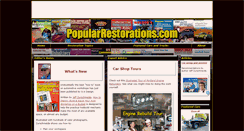 Desktop Screenshot of popularrestorations.com