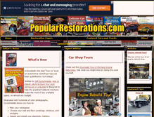 Tablet Screenshot of popularrestorations.com